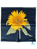 New in Package: Jim Thompson Sunflower Silk Pillow Cover  - Signed 15x15 Sunflower
