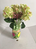 16Ó Eater Hydrangea Artificial Plastic Fake Plant Decor Flower Decoration Pot Hydrangea