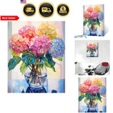 Hydrangea Paint By Numbers Kit Floral Flower Canvas Set For Adults 16x20 Hydrangea