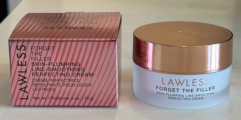 Lawless Beauty Forget The Filler Perfecting Cream Moisturizer .5oz/15g NIB Bouquet