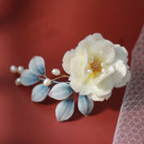 Original Intangible Heritage Velvet Flower Ancient Style Hanfu Peony Hairpin New Peony