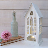 Orchid & Ivy 12.5-Inch Tall Rustic White Galvanized Metal Decorative Tin Hous... Orchids