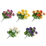 33cm Plastic Artificial Daisy Spinach Chrysanthemum Bouquet for Tabletop Decor Daisies