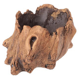 Imitation Wooden Stump Planter Pot for Decorative Indoor Garden Garden Plants