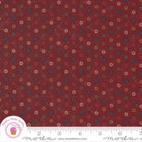 Moda CLOVER BLOSSOM FARM 9717 13 Red Poppy  KANSAS TROUBLES Quilt Fabric Flowering Plants