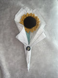 Sunflower Handmade Crochet  1 Artificial Flower Sunflower