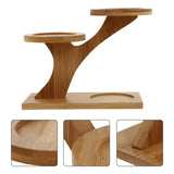 Wood Trim Multi-Layer Small Flower Stand Garden Pot Rack Balcony Decoration Garden Plants