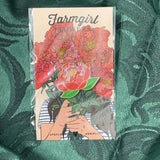 Farmgirl Flowers Jewelry Red And Pink Peony Flower Enamel Brooch/Pin Peony