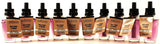 QTY 10 - Bath & Body Works WILD ROSE & SUEDE Wallflowers Fragrance Oil Refills Roses