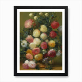 Ranunculus Painting 3 Flower Art Pr Framed Wall Art Poster Canvas Print Picture Ranunculus