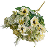 Artificial Flowers for Home For Wedding Decor Wall Floral Small 32cm Height Green Plant