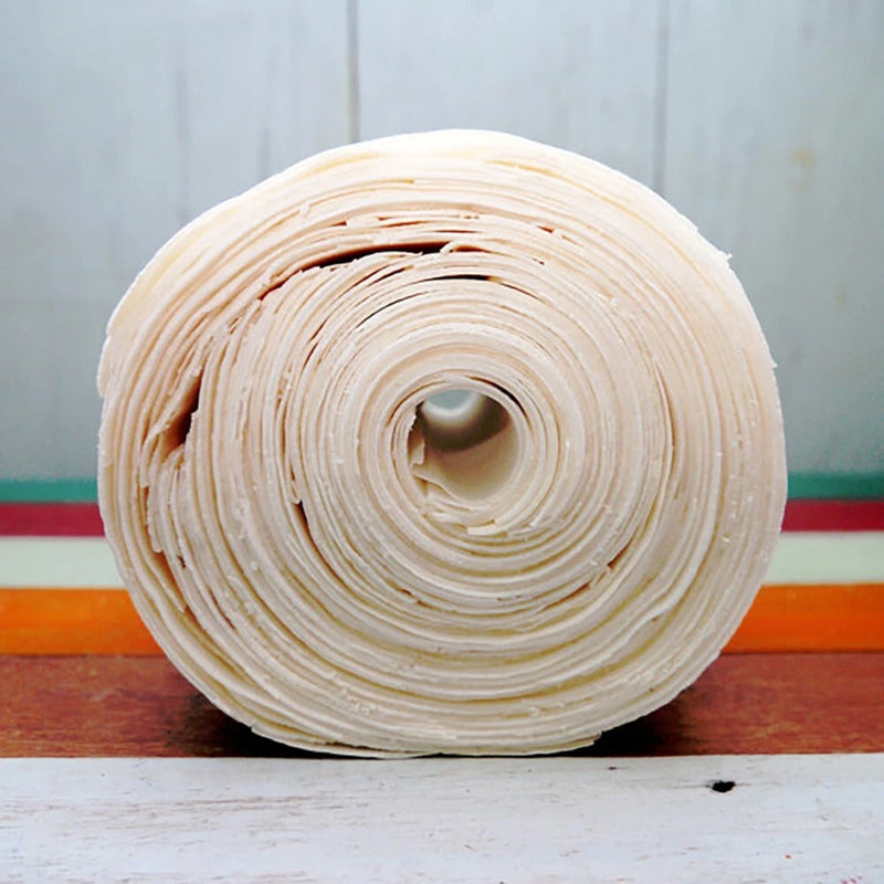 Cream-colored sola sheet roll for making sola flowers, craft decoration material