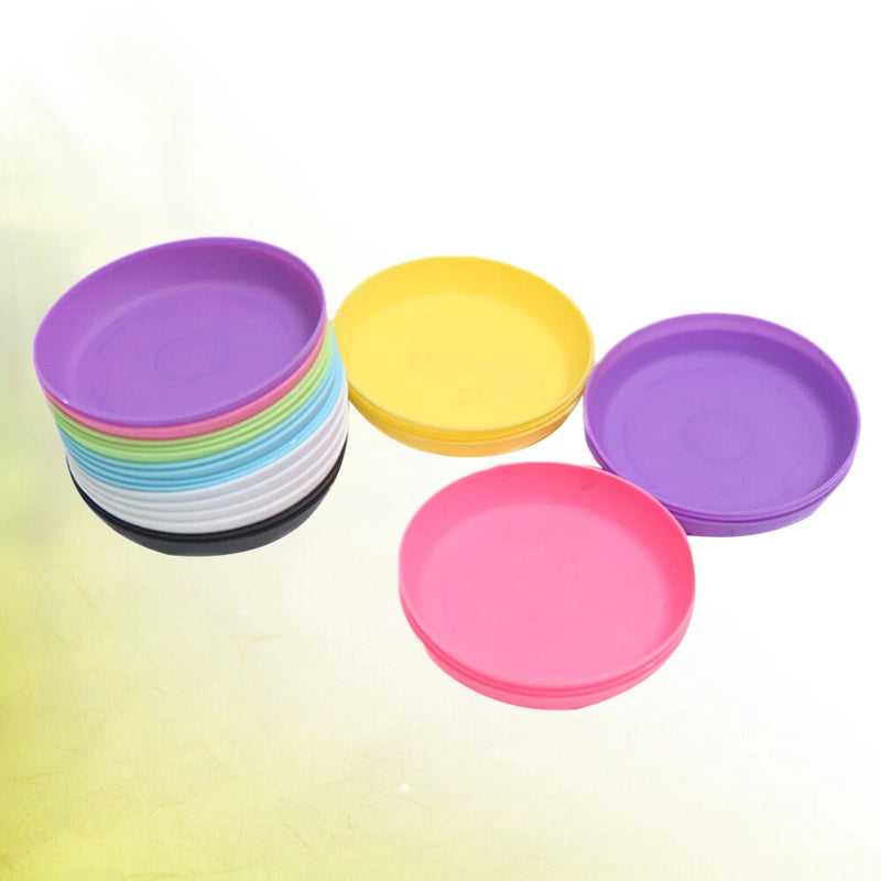 20pcs Thickened Trays for Indoor Flowerpot Water Plate - Garden Balcony Garden Plants