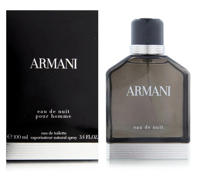 Armani Eau de Nuit by Giorgio Armani for Men 3.4 oz EDT Spray Brand New EDT
