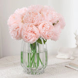 Realistic Artificial Peony Flowers Bouquet - Wedding Home Decor Arrangement NEW Peony