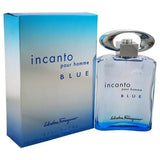 New Salvatore Ferragamo Incanto Blue Him 100 ml 3.4oz Spray Perfume Pour Homme EDT