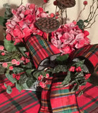Christmas Red Hydrangea Floral Arrangements Hydrangea
