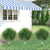 Artificial Topiary Ball Tree Fake Cypress Plants Outside Outdoor Indoor with Green Plant