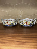 Taste Setter Faenza ÒGarofanoÓ  Carnation Italy 2 Handled Gravy Boat Pot Carnation