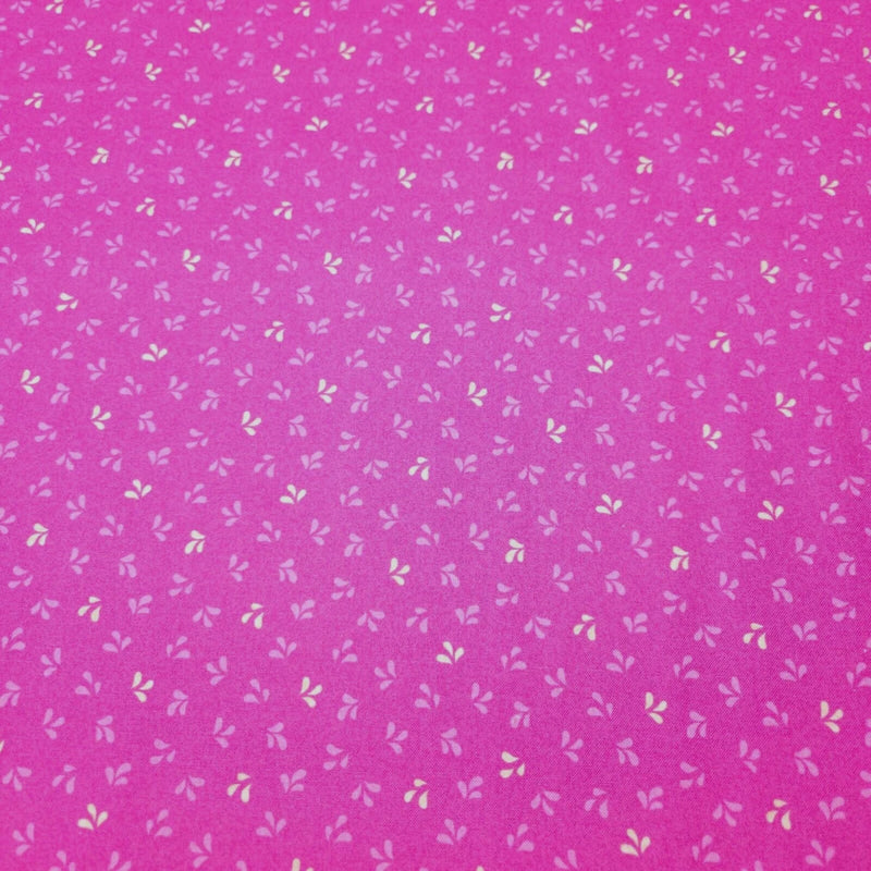Smiling Safari Friends BTY P&B Textile Pink Yellow Floral Deep Pink Flowering Plants