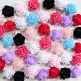 3D Nail Art Craft Small 5mm "Roses" Flowers Rose Flat Back Embellishments Roses