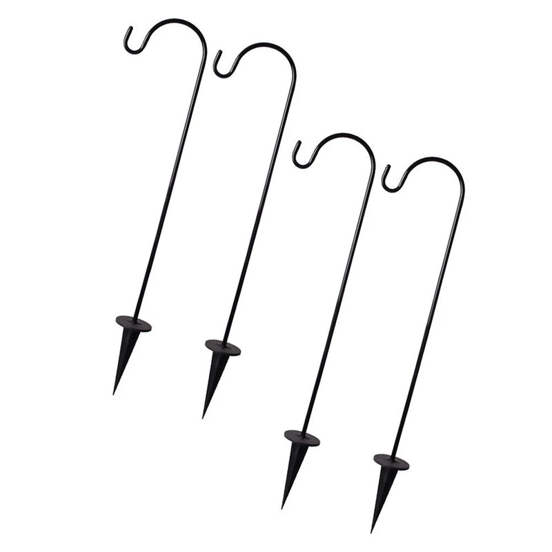 4 Pcs Plant Hanging Stand Garden Floor Hook Free Standing Hanger Garden Plants