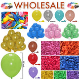 WHOLESALE BALLOONS 12'' LATEX HELIUM 10-2000 JOBLOT WEDDING PARTY BIRTHDAY DECOR Roses