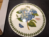 NEW Portmeirion Botanic Garden 8" Trivet, Hydrangea Porcelain (62) Hydrangea