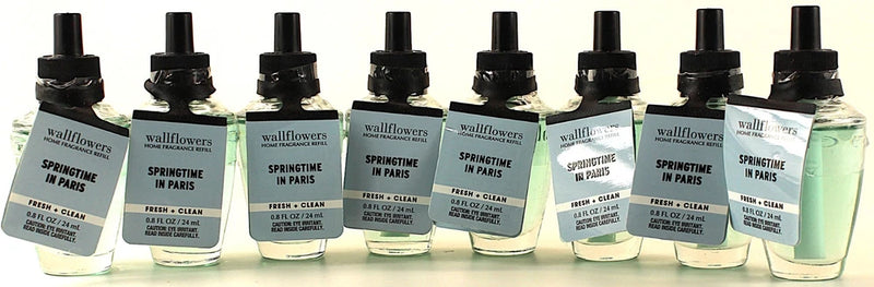 8  Bath & Body Works SPRINGTIME IN PARIS  Wallflowers Home Fragrance Oil Refills Bouquet