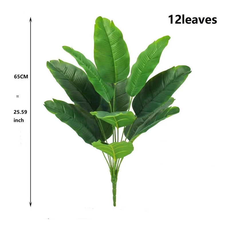 50-90Cm Large Scale Simulation of Green Plants Sunflowers Banana Leaves Potted P Sunflower