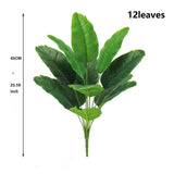 50-90Cm Large Scale Simulation of Green Plants Sunflowers Banana Leaves Potted P Sunflower