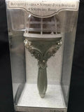 LILLIAN ROSE - WEDDING BOUQUET HOLDER  *  SILVER color *  JEWELED & PEARL  * NEW Bouquet