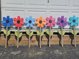 Reclaimed Outdoor Large Poly Flowers, Many Colors to Choose From for Garden Sunflower