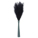 6PCS Faux Pampas Grass Tall, 43"/109cm Artificial Fluffy Grass Stems, Black Pampas Grass