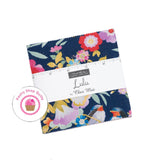 Moda LULU Chez Moi CHARM PACK 42- 5" squares Quilting Fabric LIBERTY LOOK Floral Flowering Plants
