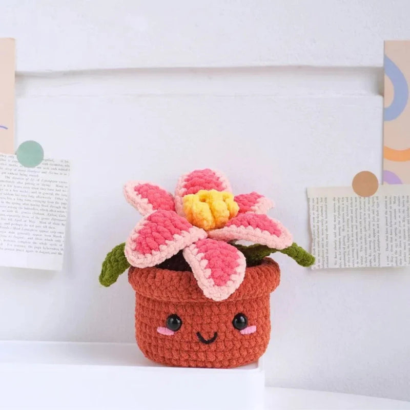 Lily Flower Crochet Pattern, Handmade Crochet Amigurumi Gift, Amigurumi Crochet Lily