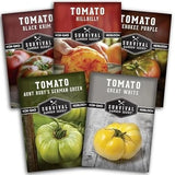 Colorful Heirloom Tomato Seed Pack - 5 Rare Non-GMO Varieties for Planting Garden Plants