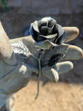 hand crafted welded, metal Single Rose By Mr. Welder,LLC Roses