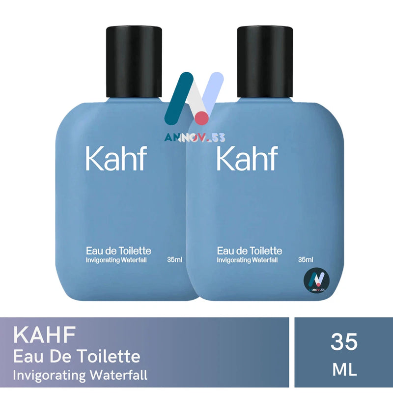 KAHF Invigorating Waterfall Men Perfume Floral Fragrance Long Lasting 2X 35ml EDT