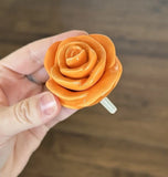 Nora Fleming RETIRED RARE NEW ranunculus orange you happy flower A131 Ranunculus