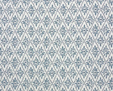 BALLARD DESIGNS CARBELLA BLUE GEOMETRIC FLORAL MULTIPURPOSE FABRIC BY YARD 54"W Flowering Plants