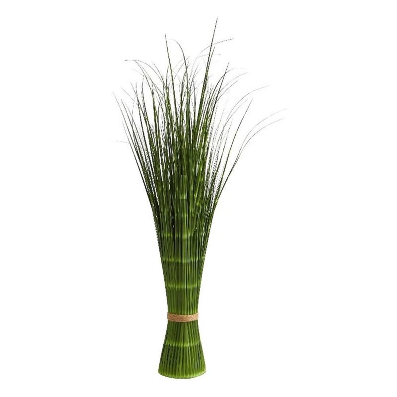 Nearly Natural 40" Onion Grass Artificial Plant in Green Green Plant