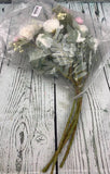 White Peonies Artificial Flowers Bulk Small Ivory Faux Fake Silk Peony Flower Peony
