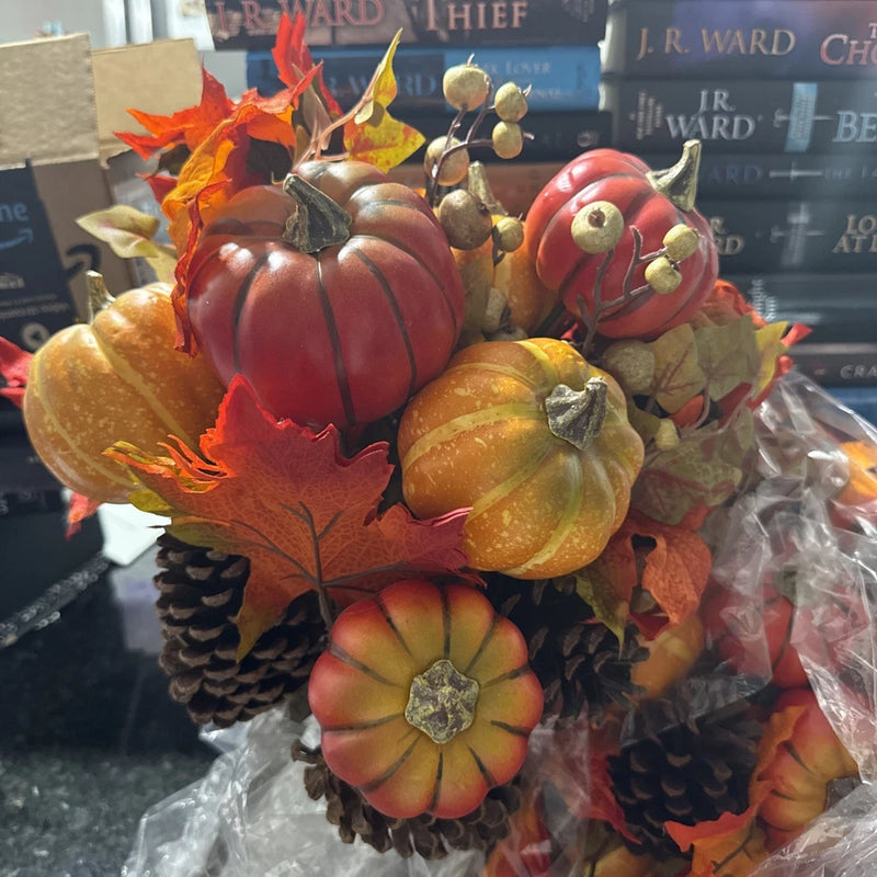 Two Fall Bouquets , New In Bag, Large Sunflower