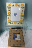 Figi Sunflower Bouquet 4 by 6 Photo Frame Resin Flowers and Bees new in box Sunflower