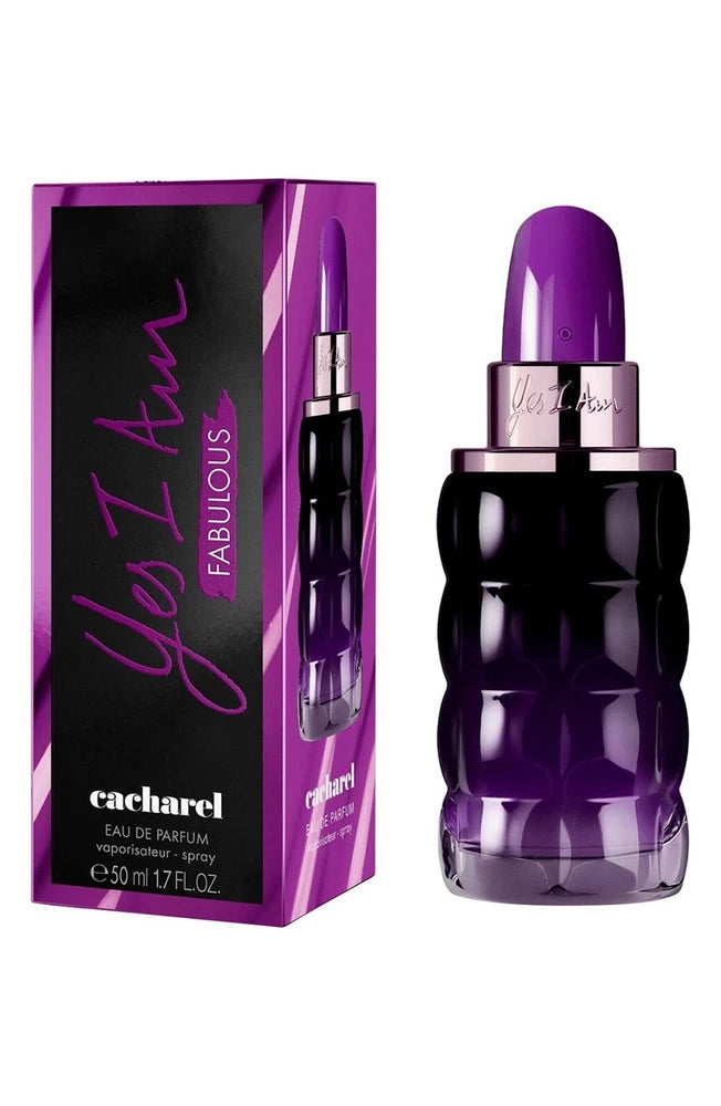 CACHAREL "Yes I Am Fabulous" Lipstick Shaped Eau De Parfum Spray -1.7 Oz -SEALED EDP