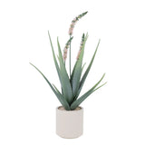 Artificial Cactus Plant Faux Desert Cacti Potted Plant with Planter for Home Green Plant