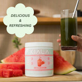 Kiala Nutrition Super Greens Powder Digestive Gut No Sweeteners Reduce Bloating Green Plant