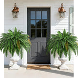 2PCS 45In Fake Ferns- Large Artificial Plants Outdoor, UV Resistant Artificial F Green Plant