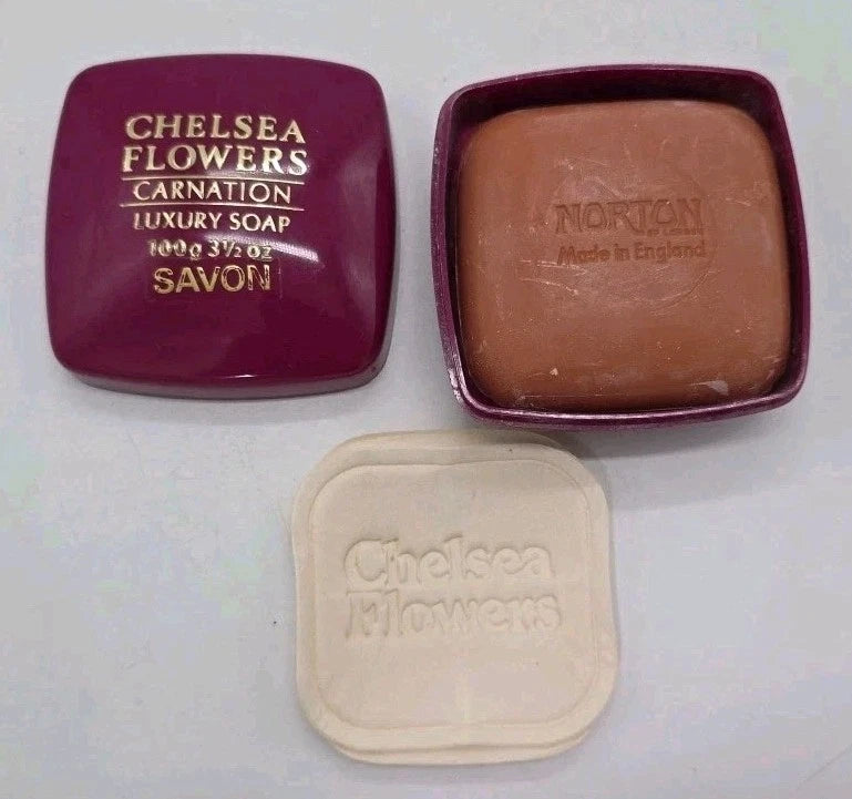 Savon Chelsea Flowers Luxury Bath Soap Carnation 100g Norton Made In England Carnation